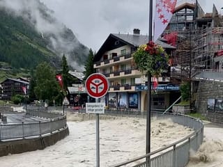 Switzerland on alert after heavy rains cause floods, landslides