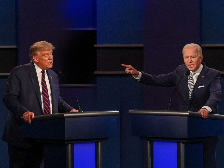 Trump Biden debate 2020