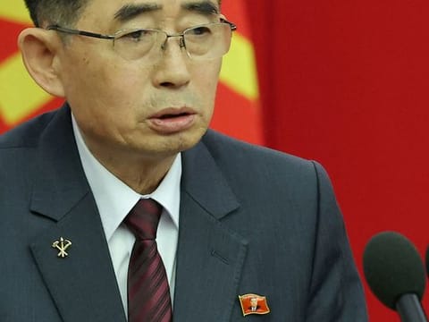A North Korean official is seen wearing a pin featuring the portrait of North Korean leader Kim Jong-un during a key meeting of the country's ruling party in Pyongyang, North Korea, June 28, 2024 in this photo released by the North's official Korean Central News Agency.    KCNA via REUTERS    ATTENTION EDITORS - THIS IMAGE WAS PROVIDED BY A THIRD PARTY. REUTERS IS UNABLE TO INDEPENDENTLY VERIFY THIS IMAGE. NO THIRD PARTY SALES. SOUTH KOREA OUT. NO COMMERCIAL OR EDITORIAL SALES IN SOUTH KOREA.