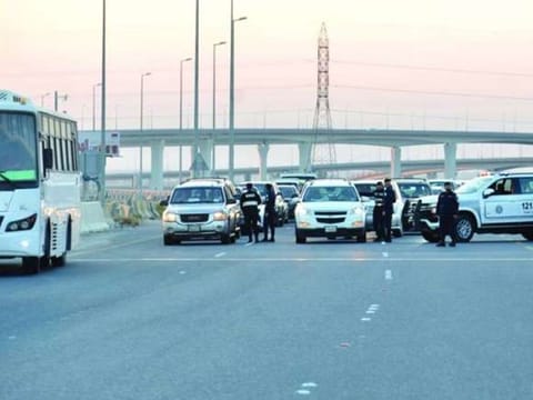 Kuwaiti security agencies during an inspection targeting illegal foreign residents. 