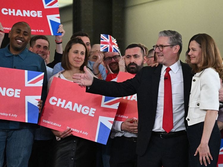 Britain's Labour Party leader Keir Starmer victoria