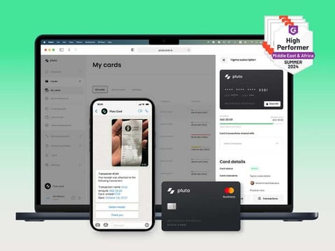 Pluto ranks top 10 globally in enterprise and SMB expense management.