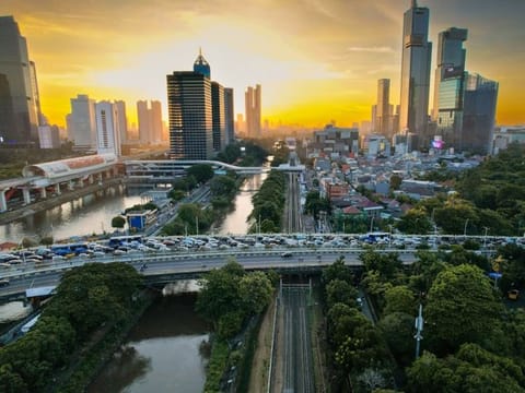 A view of the Jakarta cityscape: By end-2024, Indonesia’s GDP is estimated to reach almost $1.5 trillion, roughly 15 times bigger than its low point in 1998 and six times bigger than just 20 years ago.