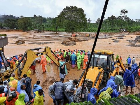 Photos: Landslides in Kerala's Wayanad kill several, hundreds trapped