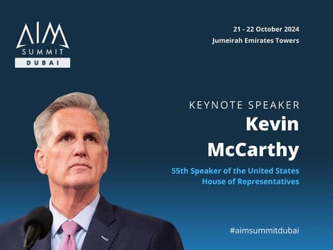  Kevin McCarthy, Keynote speaker, AIM Summit 2024 