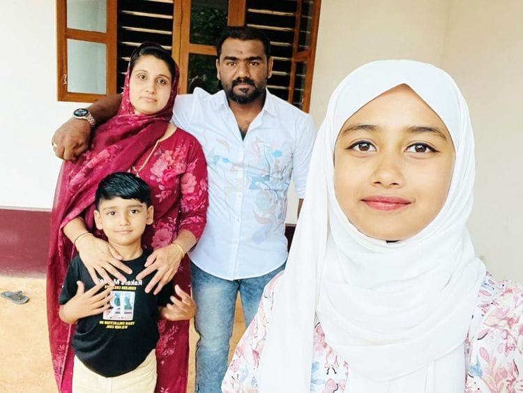 Shajahan Kuttiyath and his family-1722444495451