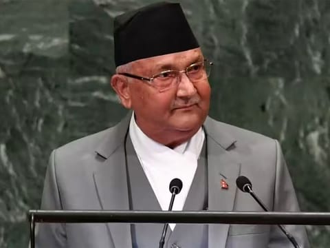 Nepal's Prime Minister Khadga Prasad Sharma Oli 
