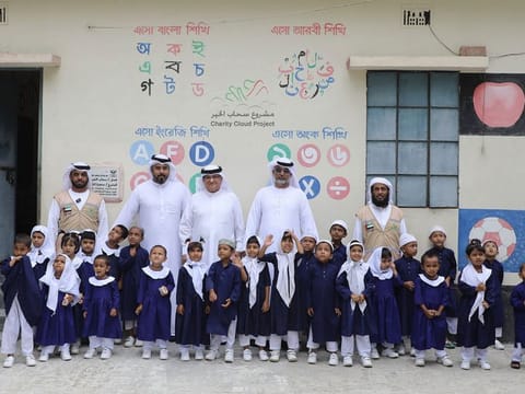 Sharjah Charity Association uses the money to building hospitals, provide food, and help people learn new skills in countries affected by disasters and wars.
