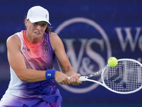 Iga Swiatek of Poland blames it on herself to complicate the match but the world No 1 is happy with the way she came back in the final set.