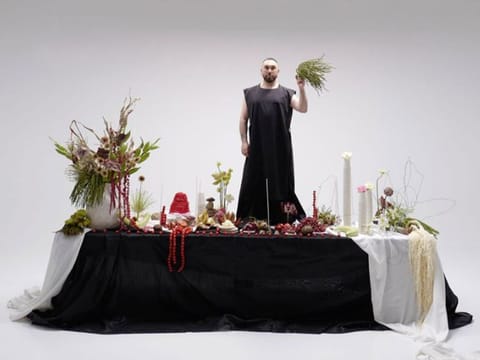 Gurgen Yeritsyan, dressed in OverMe and photographed by Angelina Sobko at Enso Studio. 