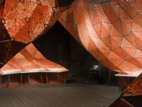 View of the ‘Materials Exhibition’ at the Abroyan Factory.