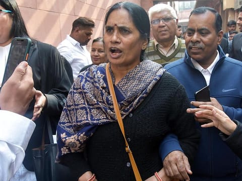 Asha Devi, mother of 2012 Delhi gang-rape victim in New Delhi 