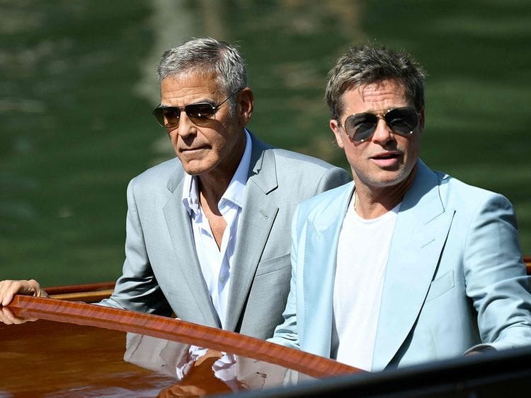 Brad Pitt and George Clooney