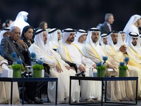 His Highness Dr Sheikh Sultan bin Mohammed Al Qasimi, Member of the Supreme Council and Ruler of Sharjah, at the opening ceremony of IGCF at Expo Centre Sharjah on Wednesday