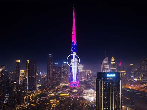 
Watch: Spectacular laser show on the ICC Women’s T20 World Cup 2024 at the iconic Burj Khalifa
