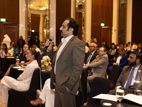 Attendees listening to panelists at Gulf News' Invest UAE seminar in June 