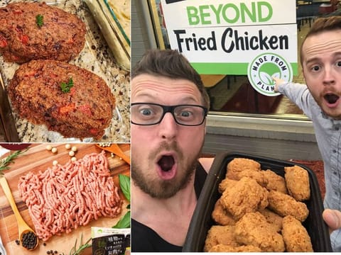 Precision fermentation allows for the production of specific animal proteins (e.g., myoglobin, casein, and whey) without using animals. This results in plant-based meat products that closely mimic the texture, taste, and mouthfeel of traditional animal meat. A number of companies use precision fermentation to enhance the flavour and juiciness of their plant-based meats.