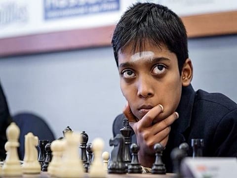 In the final round of the tournament, India's men team of D Gukesh, R Praggnanandhaa (pictured), Arjun Erigaisi, Vidit Gujrathi and Pentala Harikrishna shined over Slovenia to clinch the gold medal. 
