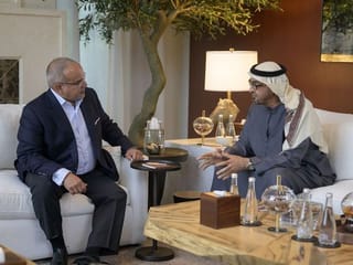 UAE President receives Bahraini Crown Prince in Washington