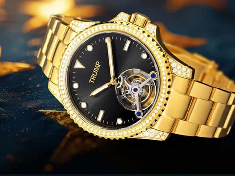 A screenshot showing Trump Victory Tourbillon watch, from gettrumpwatches.com