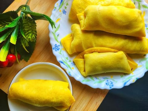 Reader recipe: Coconut stuffed sweet crepes