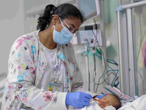 Baby Saleh undergoes a rare heart surgery for condition found one in 10,000 patients