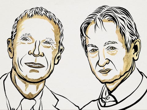 American John Hopfield and British-Canadian Geoffrey Hinton.