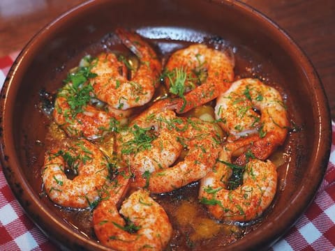 Gulf News Food Show's Gambas al Ajillo or Spanish-style garlic shrimp