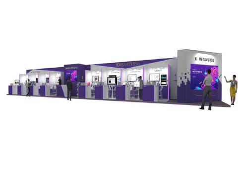 A view of the South Korean K-Metaverse Pavilion at GITEX 2024