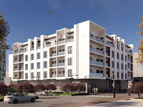 Artwork of the upcoming building, valued at Dh30 million, that will support the project to fund the cards that can be used to pay for food items at participating stores