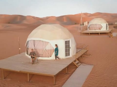 Still from video shared on X showing different attractions in Dubai's countryside 