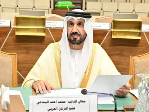 Mohammed Ahmad Al Yamahi, member of the UAE's Federal National Council (FNC), and new President of the Arab Parliament