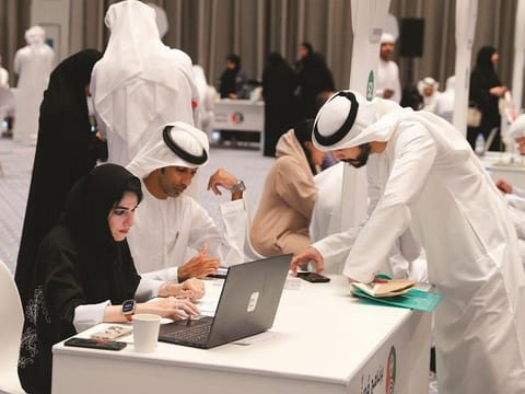 For the first time, an app for immediate matching of job seekers’ qualifications with vacant roles was used at the event