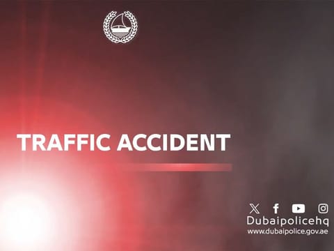  Dubai Police urged motorists to pay attention to the roads and drive with caution.