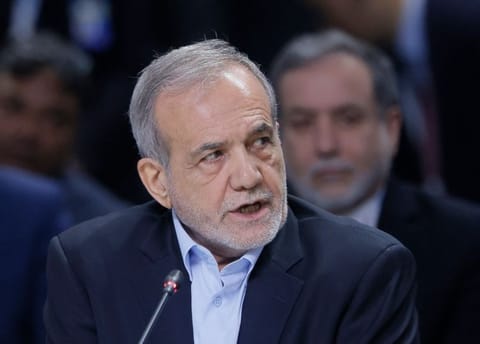 Iranian President Masoud Pezeshkian and two top other officials will lead Iran in the transitional period following the death of supreme leader Ali Khamenei, state television reported on Sunday.
