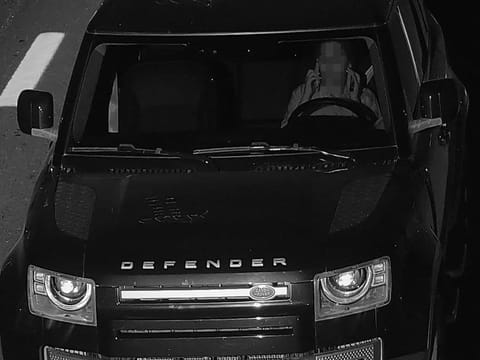 A motorist caught using two mobile phone simultaneously while driving in Dubai 