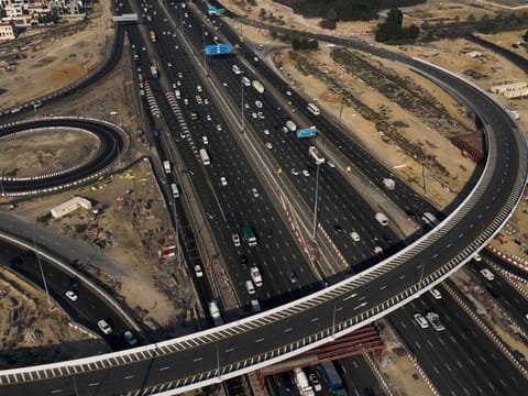 The project has reduced travel time by 40% for traffic moving from Al Jamayel Street towards Sheikh Mohammed bin Zayed Road