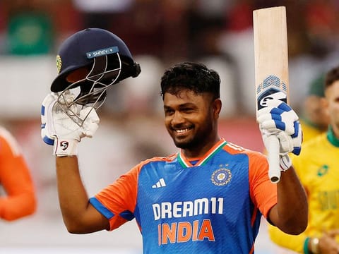 India's Sanju Samson scored a century in his last ODI outing against South Africa in 2023.