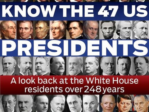 From George Washington to Donald Trump, here's a profile of the 47 presidents of the United States