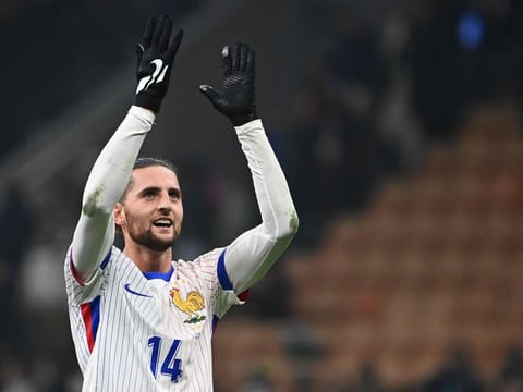 Rabiot was making his 50th appearance for France