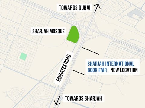 Emirates Road will provide easy access to the book fair