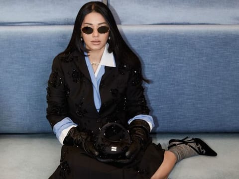 The special edition featured Arab singer Rahma Riad as curator, adding unique flair to the event at Miu Miu in Dubai Mall.