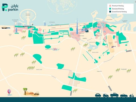  How the new Dubai parking fees will play out across major locations in the city from end March 2025.