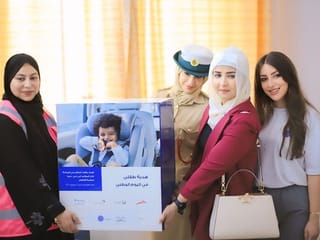 New mothers gifted child car seats during Eid Al Etihad celebrations in Dubai