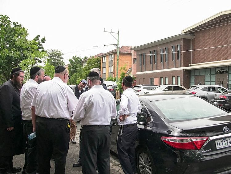 a fire at the Adass Israel Synagogue in Melbourne