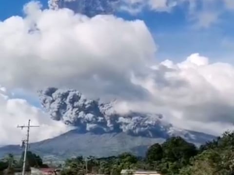 The Philippines' Kanlaon volcano (height: 2,465 metres) erupted on Monday (December 9, 2024). Its eruptions are often phreatic, meaning they result from the interaction of magma with water, producing steam-driven explosions rather than lava flows. However, the potential for larger eruptions remains, given its status as an active stratovolcano.