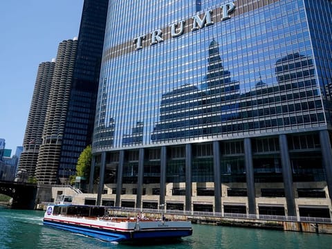 The Trump brand is going to get even more visibility in the Gulf. Pictured here is the Trump Tower in Chicago. 