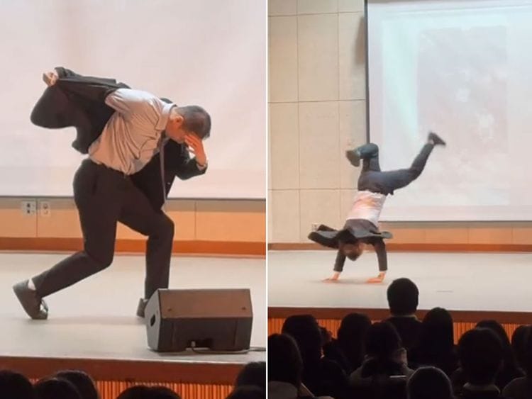 South Korean dance professor goes viral on Instagram