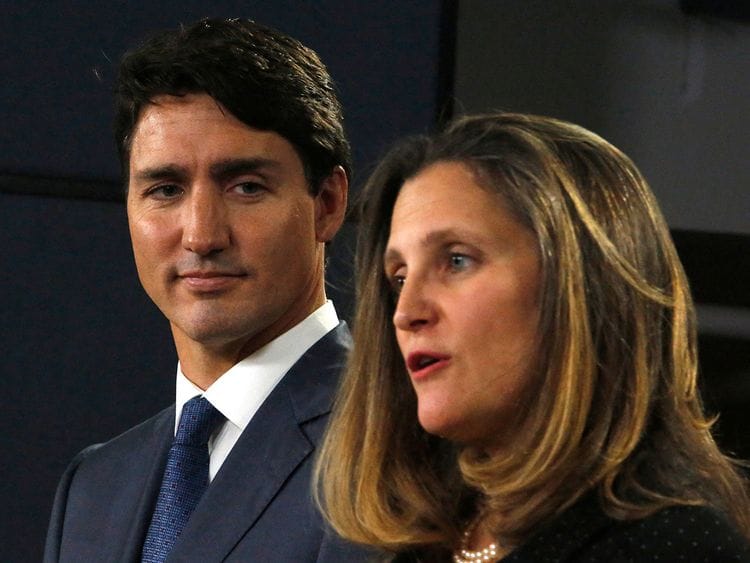 trudeau Freeland