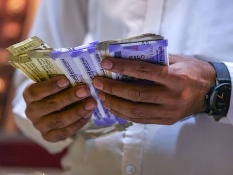 The rupee has hit record lows for eight consecutive sessions.